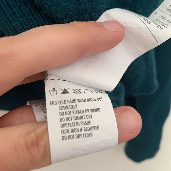 Cotton On Sweater Women’s XL Green Knit Together Crew Neck Cropped Pullover - Picture 6 of 7